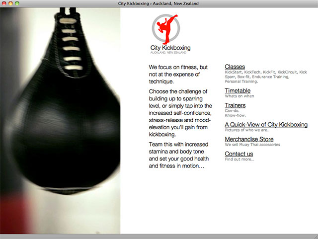 City Kickboxing homepage