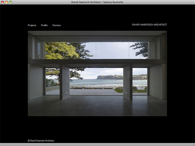 David Haertsch Architect homepage