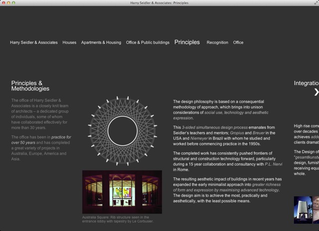 Harry Seidler Associates 2011 Principles
