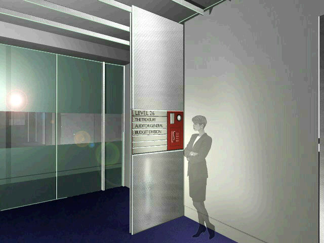 Governor Macquarie lift lobby