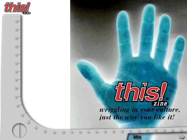 this! zine v1 homescreen