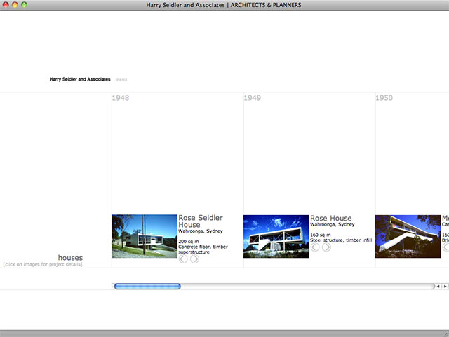 Harry Seidler Associates project list