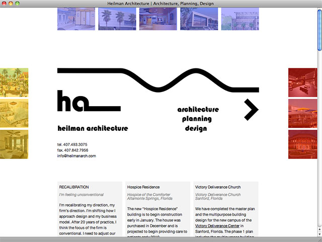 Heilman Architecture homepage