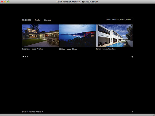 David Haertsch Architect project listing page