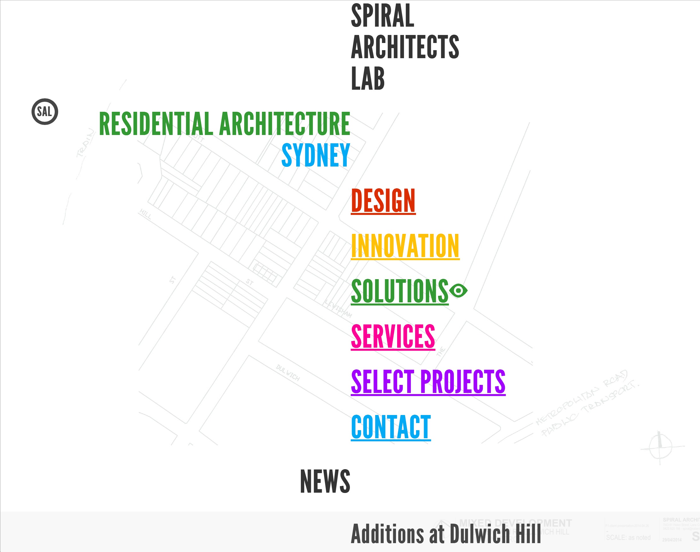 Spiral Architects Lab homepage