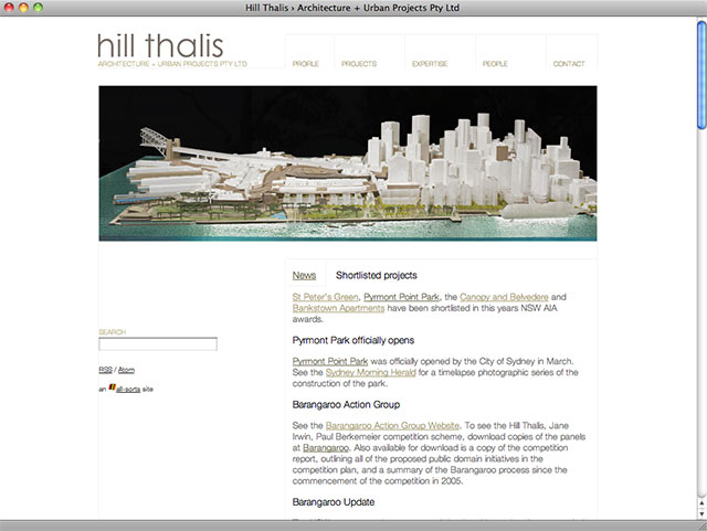 Hill Thalis homepage