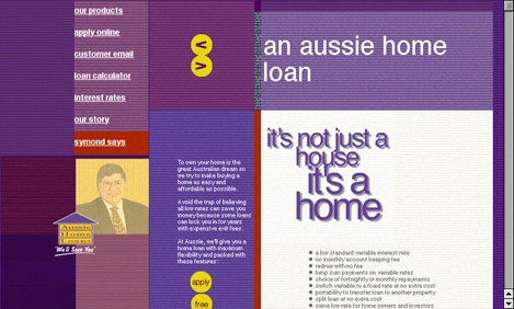 Aussie Home Loans homepage