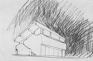 01-Studio, Fitsroy Park, Early sketch